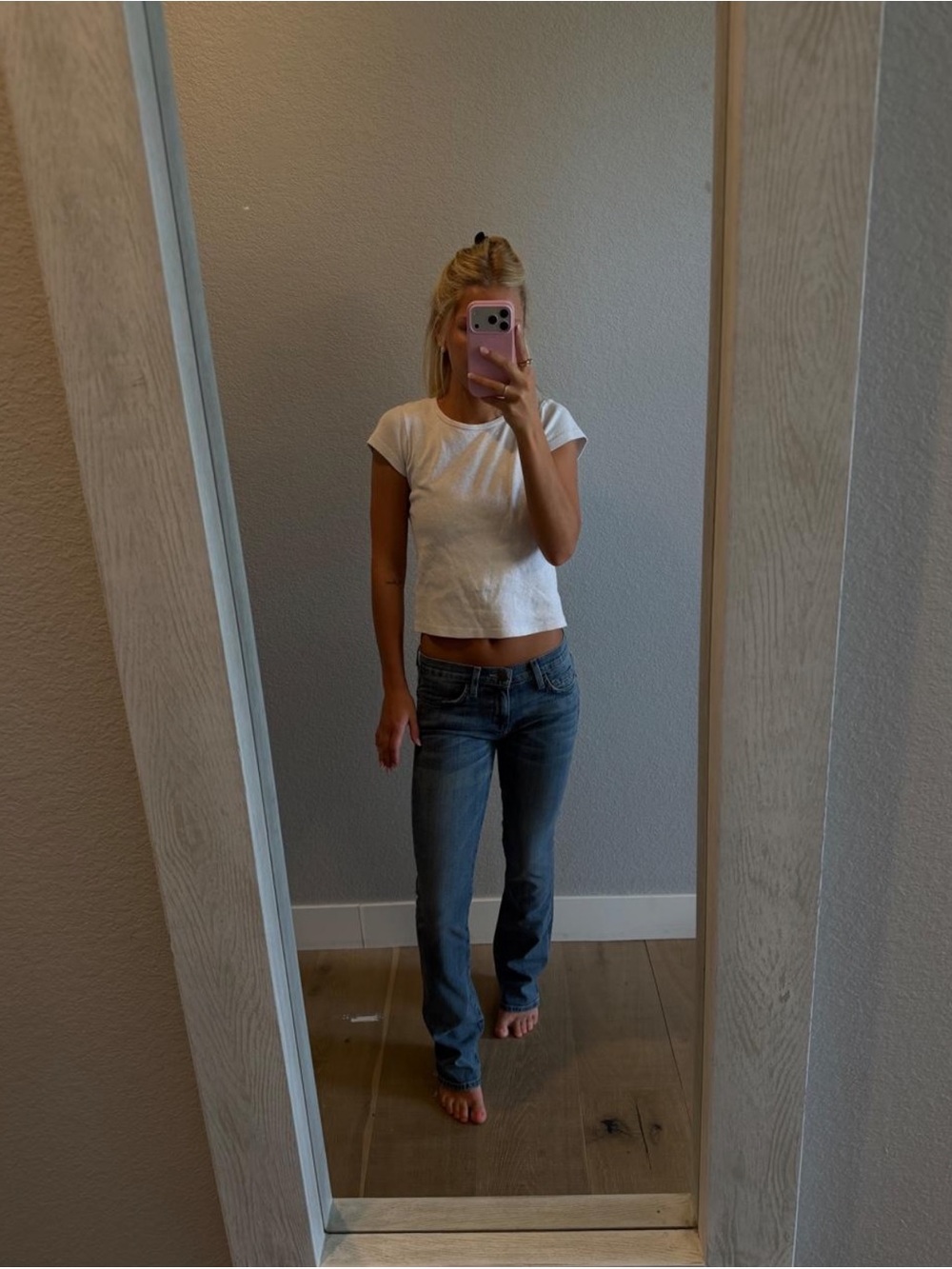 Current/Elliott Women's Slim Boot Cut Jeans - Dark Blue Wash
